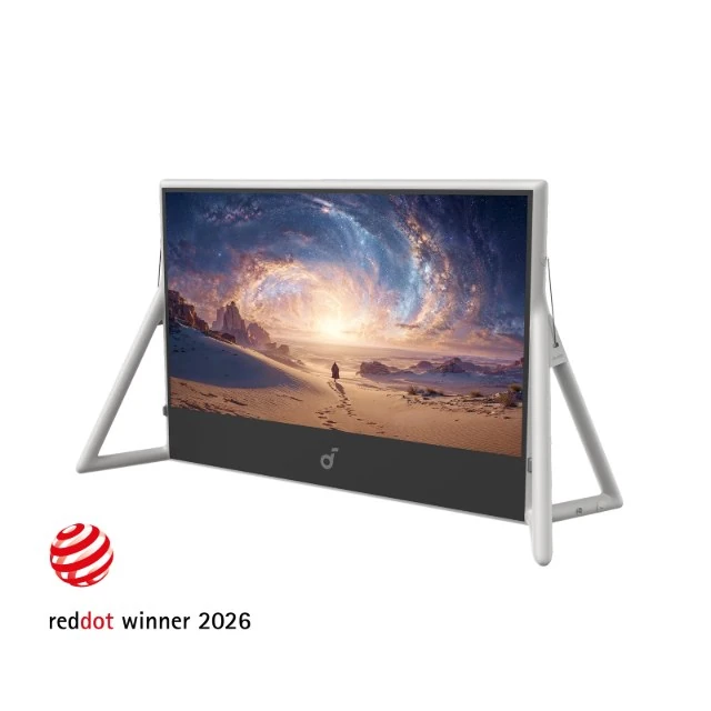Manufacturer reference image of the Nebula 200-inch silent inflatable screen